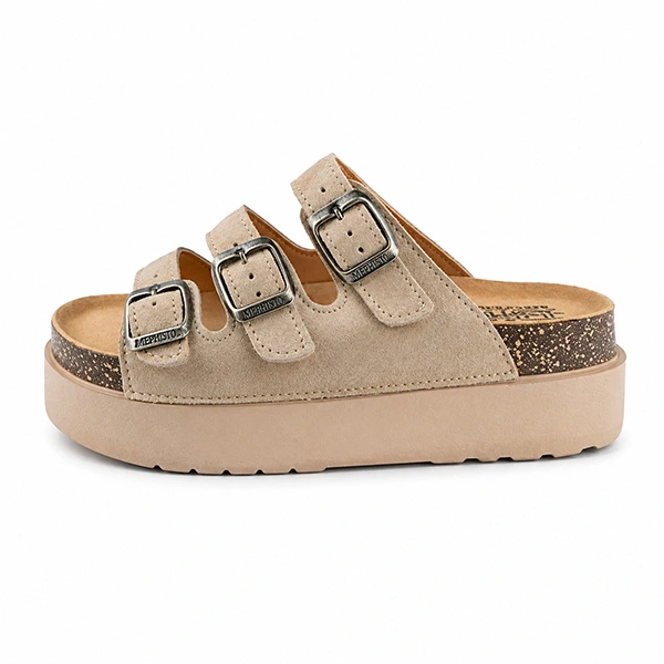 Sandale Compense pour femme 907 beige...........